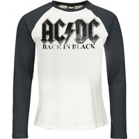 AC/DC Langarmshirt - Amplified Collection - Back In Black - S bis 3XL - für Männer - Größe XXL - multicolor  - Lizenziertes Merchandise!