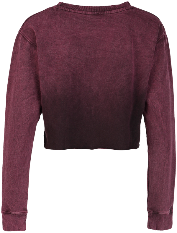 Outer Vision Sweatshirt - Sweat-Shirt Jane - S bis XXL - für Damen - Größe S - weinrot – Bild 2