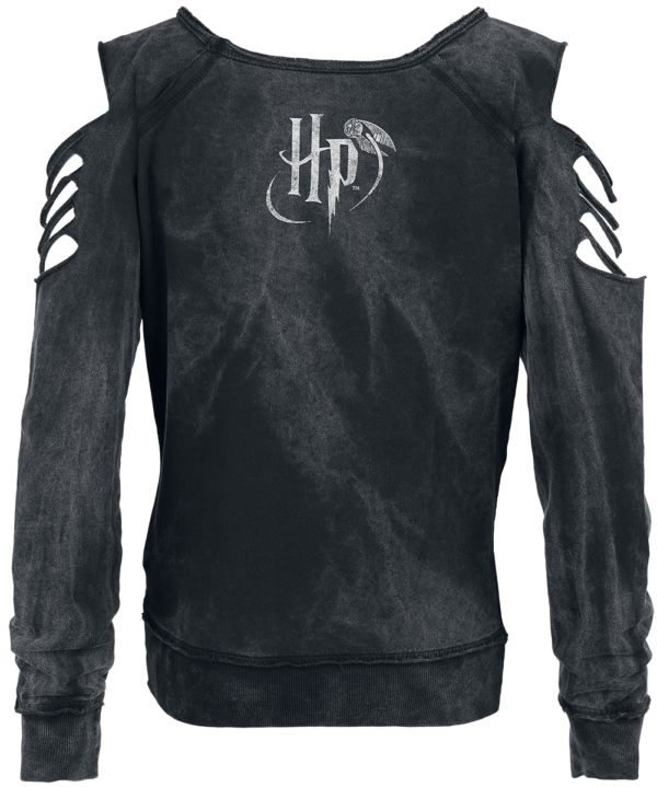 Harry Potter Sweatshirt - Deathly Hallows - S bis XXL - für Damen - Größe XL - schwarz  - EMP exklusives Merchandise! – Bild 2