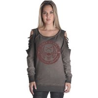 Rock Rebel by EMP - Rock Langarmshirt - S bis XXL - für Damen - Größe XXL - braun