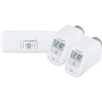 Homematic IP Smart Home Set Heizen Basic mit 2x Heizkörperthermostat basic HmIP-eTRV-B-2