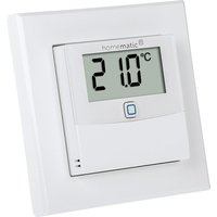 Homematic IP Wired Smart Home Temperatur- und Luftfeuchtigkeitssensor mit Display HmIPW-STHD – innen