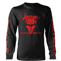 Venom Langarmshirt - Black Metal (Red) - S bis L - für Männer - Größe S - schwarz  - Lizenziertes Merchandise!