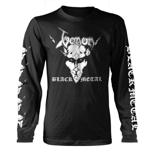 Venom Langarmshirt - Black metal - M - für Männer - Größe M - schwarz  - Lizenziertes Merchandise! – Bild 2