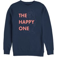 Schneewittchen - Disney Sweatshirt - The Happy One - S bis 3XL - für Männer - Größe XXL - navy  - Lizenzierter Fanartikel