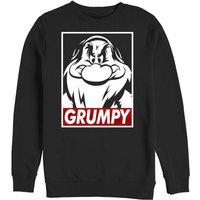 Schneewittchen - Disney Sweatshirt - Grumpy - S bis 3XL - für Männer - Größe XXL - schwarz  - Lizenzierter Fanartikel