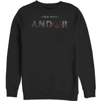 Star Wars Sweatshirt - Andor Logo - S bis 3XL - für Männer - Größe XXL - schwarz  - Lizenzierter Fanartikel