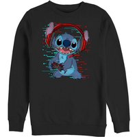 Lilo & Stitch - Disney Sweatshirt - Stitch Games - S bis 3XL - für Männer - Größe XXL - schwarz  - Lizenzierter Fanartikel