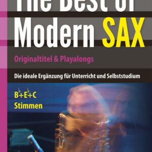 Spielband für Saxophon The Best of Modern Sax