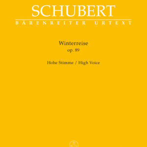 Singpartitur Winterreise Op. 89 D911