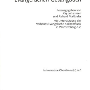 Instrumentale Oberstimme in C Chorbuch zum Evangelischen Gesangbuch