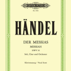 Klavierauszug Der Messias HWV56