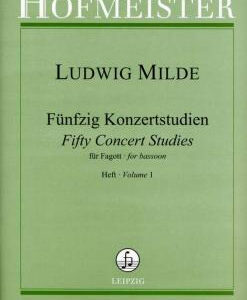 Übungen für Fagott 50 Konzertstudien op.26 Heft 1