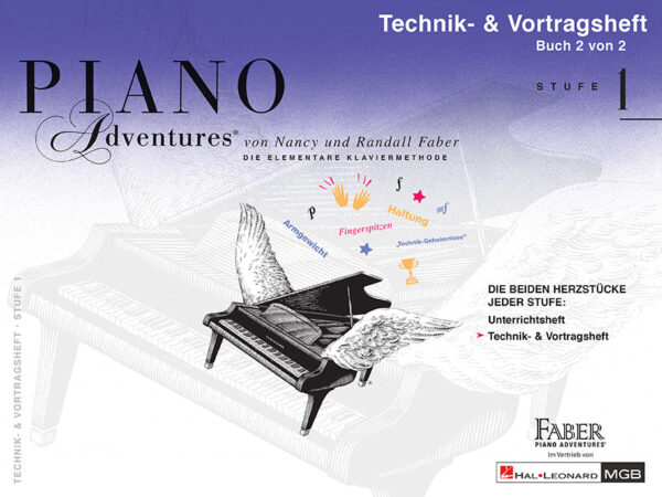 Schule für Klavier Piano Adventures: Technik- & Vortragsheft Stufe 1