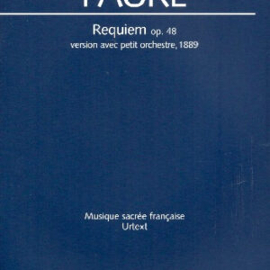 Klavierauszug Requiem op.48 (Fassung mit kleinem Orchester)