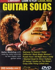 DVD Learn To Play Classic Rock Guitar Solos