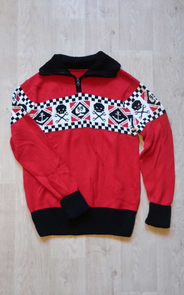 Rumble59 Racing Sweater Racing Skulls