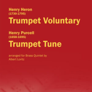 Partitur und Stimmen Trumpet Voluntary (Heron) und Trumpet Tune (Pu...