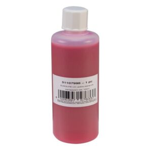 UV -aktive Stempelfarbe - transparent rot - 100ml