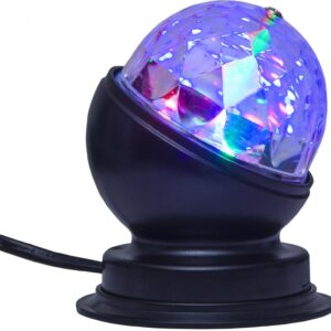 Disco-Lamp | kleiner Lichteffekt für Party und Dekoration | 3-Farbiges Farbenspiel