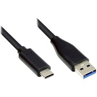 Good Connections Anschlusskabel 5m USB 3.0 USB-C zu USB 3.0 A schwarz