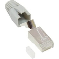 Good Connections Netzwerkstecker Cat.6A RJ45 geschirmt für Cat.7 Kabel grau