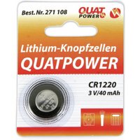 QUATPOWER Lithium-Knopfzellen CR1220