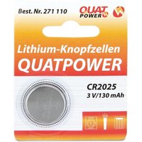 QUATPOWER Lithium-Knopfzellen CR2025