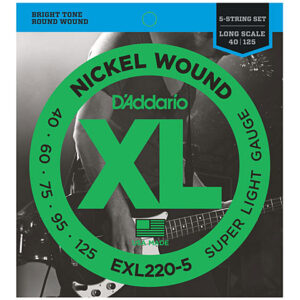 D'Addario EXL220-5 Nickel Wound .040-125 Saiten E-Bass