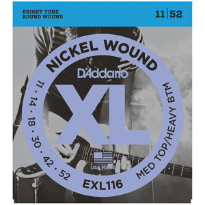 D'Addario EXL116 Nickel Wound .011-052 Saiten E-Gitarre