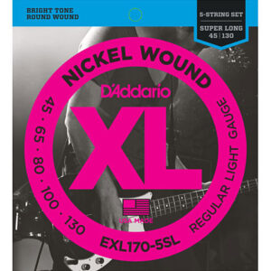 D'Addario EXL170-5SL Nickel Wound .045-130 Saiten E-Bass