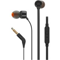 JBL T110 Schwarz - In Ear-Kopfhörer mit Mikrofon