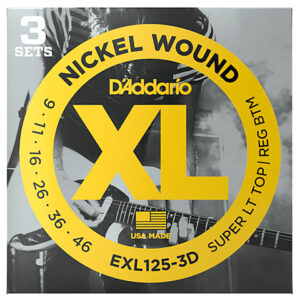 D'Addario EXL125-3D Nickel Wound .009-046 Saiten E-Gitarre