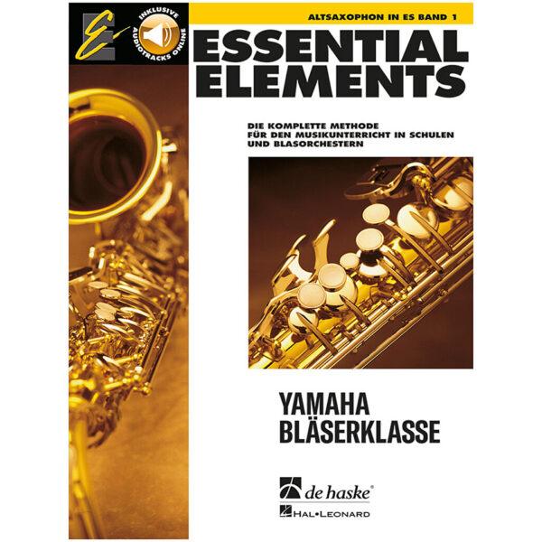 De Haske Essential Elements Band 1 - für Altsaxophon Lehrbuch