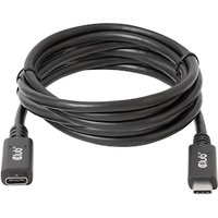 Club 3D USB-Typ-C Gen1 Verlängerungskabel 5Gbps 60W(20V/3A) 4K60Hz St./B 2m