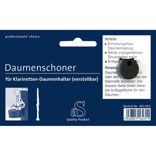 Stölzel Thumb Rest Cushion for Clarinet Daumenhalter