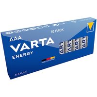 VARTA Energy Batterie Mignon AAA LR3 10er Retail Box 04103229410