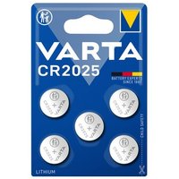 VARTA Professional Electronics Knopfzelle Batterie CR 2025 5er Blister