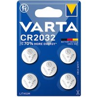 VARTA Professional Electronics Knopfzelle Batterie CR 2032 5er Blister