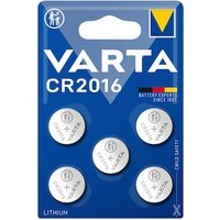 VARTA Professional Electronics Knopfzelle Batterie CR 2016 5er Blister