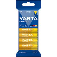 VARTA Longlife Batterie Mignon AA LR6 8er Folienverpackung