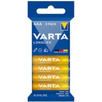 VARTA Longlife Batterie Micro AAA LR03 8er Folienverpackung