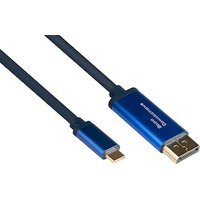 Good Connections Adapterkabel Smartflex USB-C/ DisplayPort 4K UHD 60Hz 1m blau