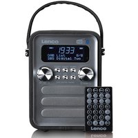 Lenco PDR-051BKSI Tragbares DAB+ FM-Radio m. BT