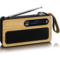 Lenco PDR-040 Bamboo Tragbares DAB+ FM-Radio mit BT