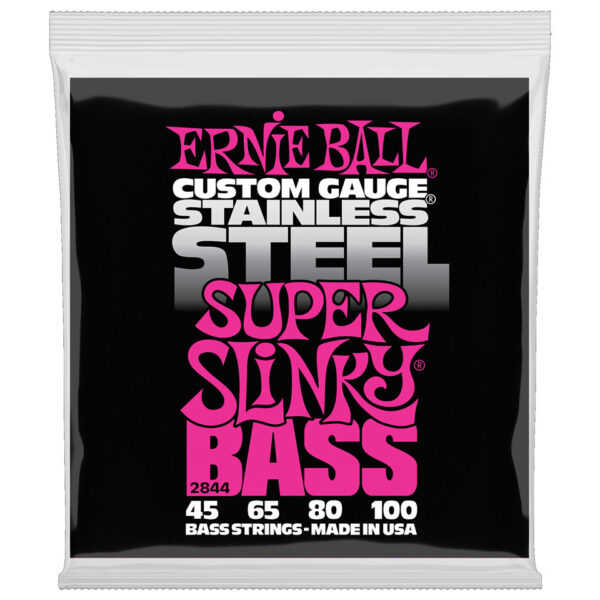 Ernie Ball Super Slinky Stainless Steel Bass 2844 .045-100 Saiten