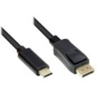 Good Connections Adapterkabel USB-C zu DisplayPort 1.2 4K2K/ UHD 1m schwarz