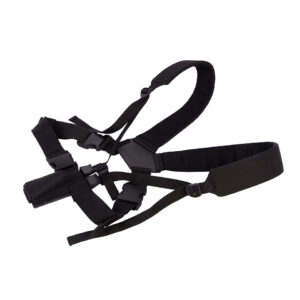 Rudolf Schwarz Cross Bell Lyre Black Nylon Sling Marsch Gurt