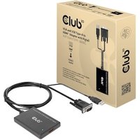 Club 3D VGA- und USB-Typ-A auf HDMI-Adapter mit Pigtail St./B. 0