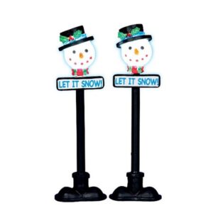 LEMAX - Snowman Street Lamp